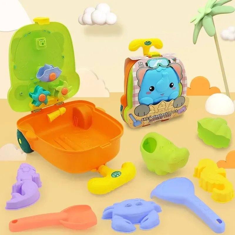 Maleta de Juegos de Arena y Agua - Elefante o Hipopótamo